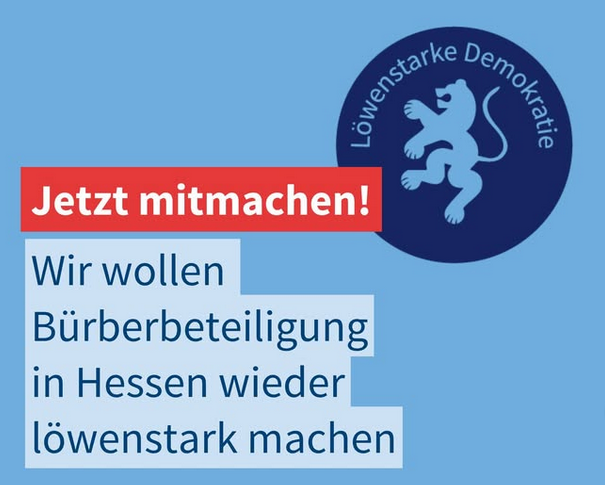 Demokratie stärken – Mitbestimmung ausbauen.